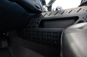 RAM 1500 TRX Center Console Molle Panels & Digital Device Bridge - Addictive Desert Designs - Hammer Black - `21-`27